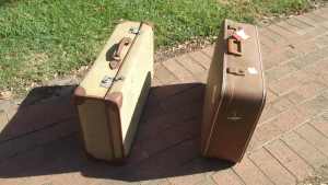 Retro suitcases