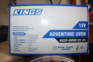 Kings Travel Oven New in Box 12 volt plugs into cigarette lighter port