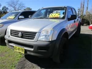 2004 Holden Rodeo RA LX Silver 5 Speed Manual Crew Cab Pickup