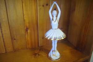 Swarovski porcelain ballerina figurine