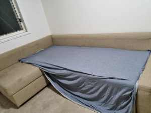 Sofa bed with storage and converts to lounge FREE
