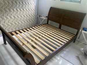 Queen bed frame - timber