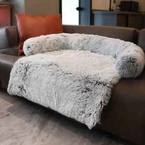 Dog/Cat/Pet Super Large Pet Bed Sofa, Blanket Long Plush, Winter Warm
