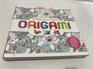 new art maker colour your own origami book