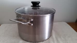 High Quality 7 Litre Stainless Steel Stockpot - As Brand New