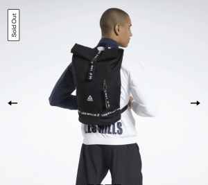 Reebok x LES MILLS BACKPACK BLACK - Brand New with Tag
