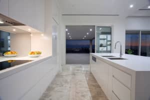 kitchen cabinets ( Straight-line with big island )