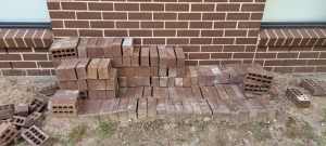 Bricks x 160 leftover from job