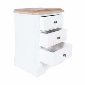 Mansfield Bedside Cabinet White x 2