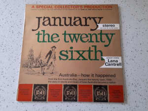 Vintage JANUARY THE TWENTY SIXTH VINYL LP Australia Day Mint Rare