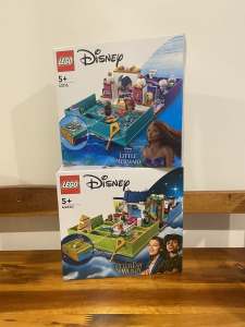Lego Storybook Adventures 43213 Little Mermaid & 43220 Peter Pan ~new