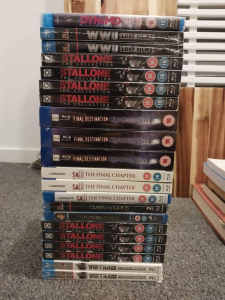 Bulk Lot 19 Sealed Blu Rays and DVDs - TV Show Sets & Hundreds Movies