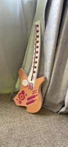 Pink Flower Toy Guitar