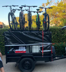 5 Bike carrier for 6x4 trailer