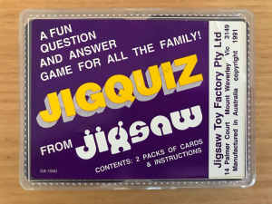Jigquiz - Jigsaw Games - Question & Answer Family Card Game - 52 Cards