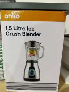 Anko 1.5L ice crush blender (new)
