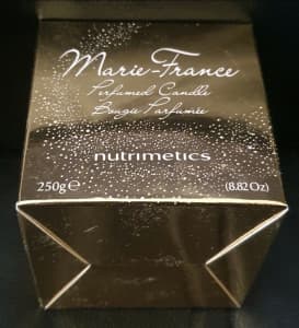 New neutrimetics candle in box 250g. Marie France perfume candle NIB 