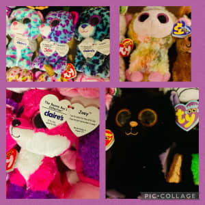 Rare and hard to find beanie boos. $5 and up pick up kallaroo or post