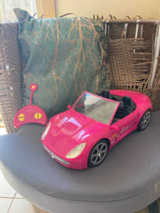 Barbie convertible car with Remote Control