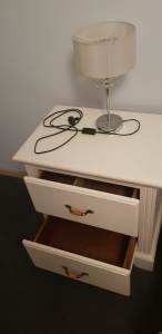 Bedside table and drawers