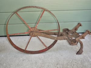 Old Farm Harrow in Working Order and With Single Wheel