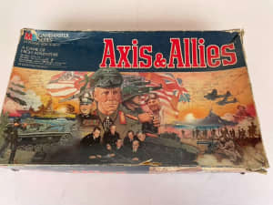 AXIS & ALLIES Vintage Board Game Milton Bradley 1987