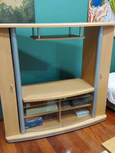 TV Cabinet with Storage Space/ Compartments