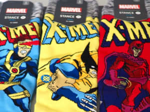 New STANCE X-MEN Set of 3-Pairs Everyday Socks Light Cush Cotton Crew