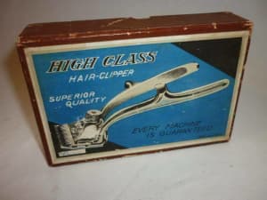Vintage HIGH CLASS SUPERIOR QUALITY Hair Clipper in Box. Made in JAPAN