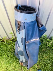 Blue Spalding Golf Bag