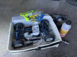 Petrol buggy with fuel & accessories