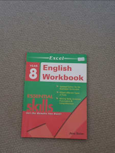 Year 7 English workbook excel - need it gone ASAP