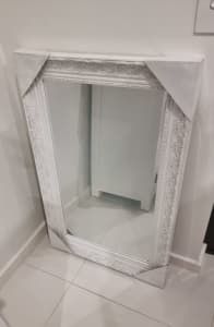 Brand New Antique White Mirror 90x60cm