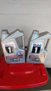 Engine oil. Mobil 1 - 5w30 full synthetic 8.5 litres 