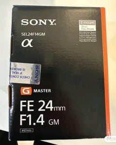 Brand new Sony FE 24mm f/1.4 GM Lens AU stock under warranty