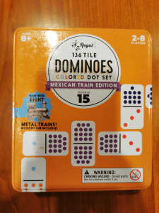 Mexican Train Dominoes Game Set
