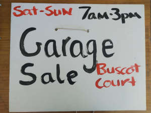 Buscot Court Erskine Garage Sale