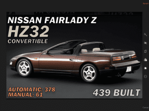 CLASSIC 1993 NISSAN Z FAIRLADY RARE 439 BUILT IN RHD SURVIVOR CAR