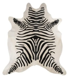 Cowhide - Zebra Print (other colours available)