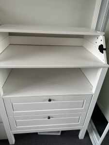 IKEA drawers with attached change table top
