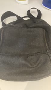 Lululemon Go lightly mini backpack bag black sparkle