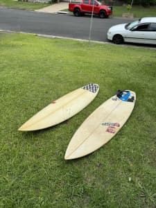 2 x surfboards ($70 for both)