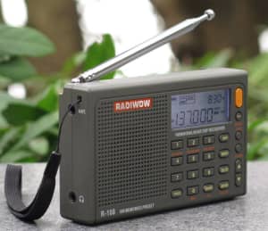 RADIWOW R-108 Portable AM/FM/LW/SW/AIR Band Radio Receiver