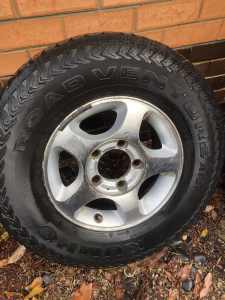 Landcruiser 100 series ROH wheels with Kumo Road Warrior AT51s