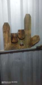Mancave Rustic wood art and beer bottle opener