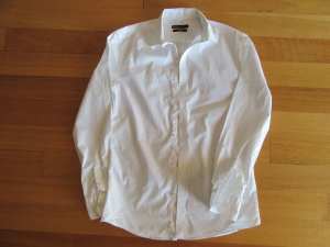 Long Sleeve White Shirt Size S
