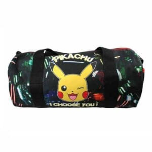 Pokemon Pikachu Glow in The Dark Barrel Bag Duffel Large