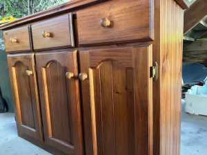 Timber buffet and hutch