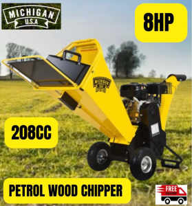 8HP Wood Chipper Mulcher Grinder Woodchipper (Brand New)