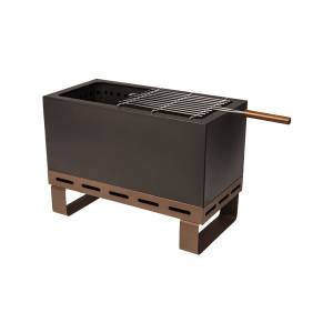 AURUS Dual Low Smoke Technology Fire Pit With Grill
